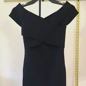 EXPRESS bandage mini dress - black, size small (S)